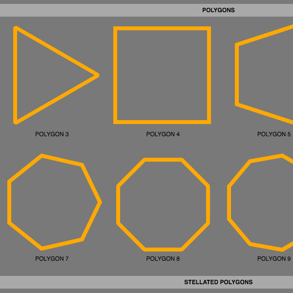 css polygons into stars